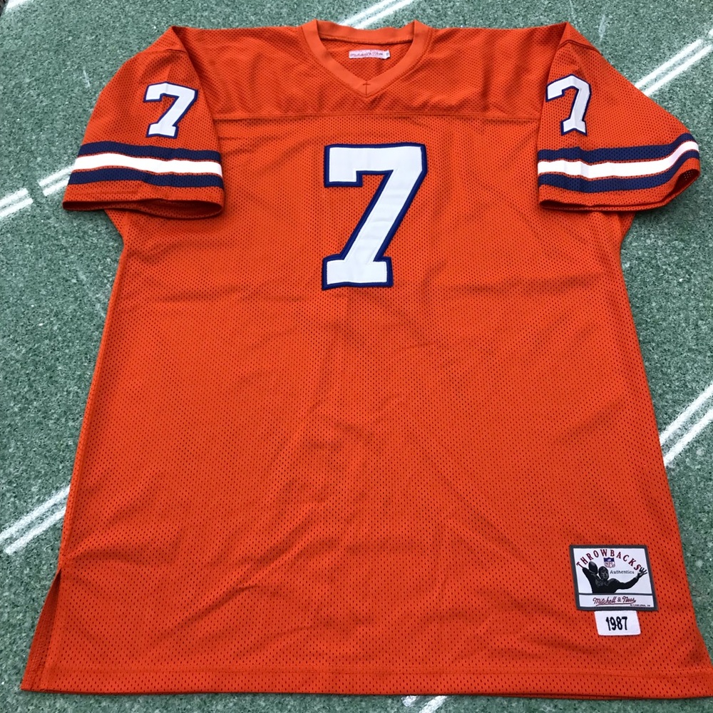 John Elway 7 Mitchell & Ness Embroidered Jersey 52
